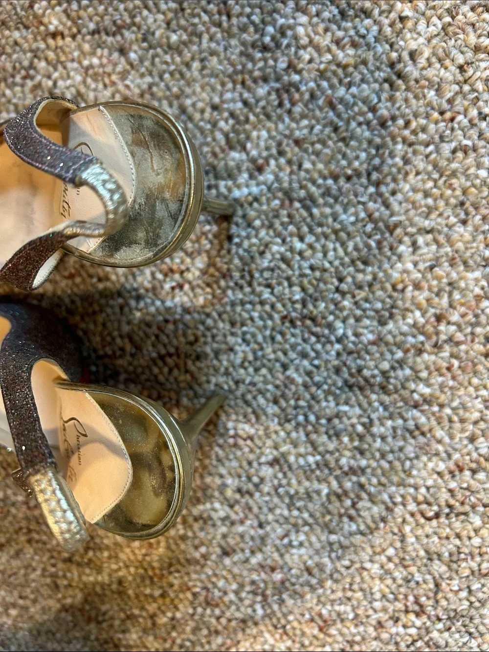 Christian Louboutin sparkling glitter